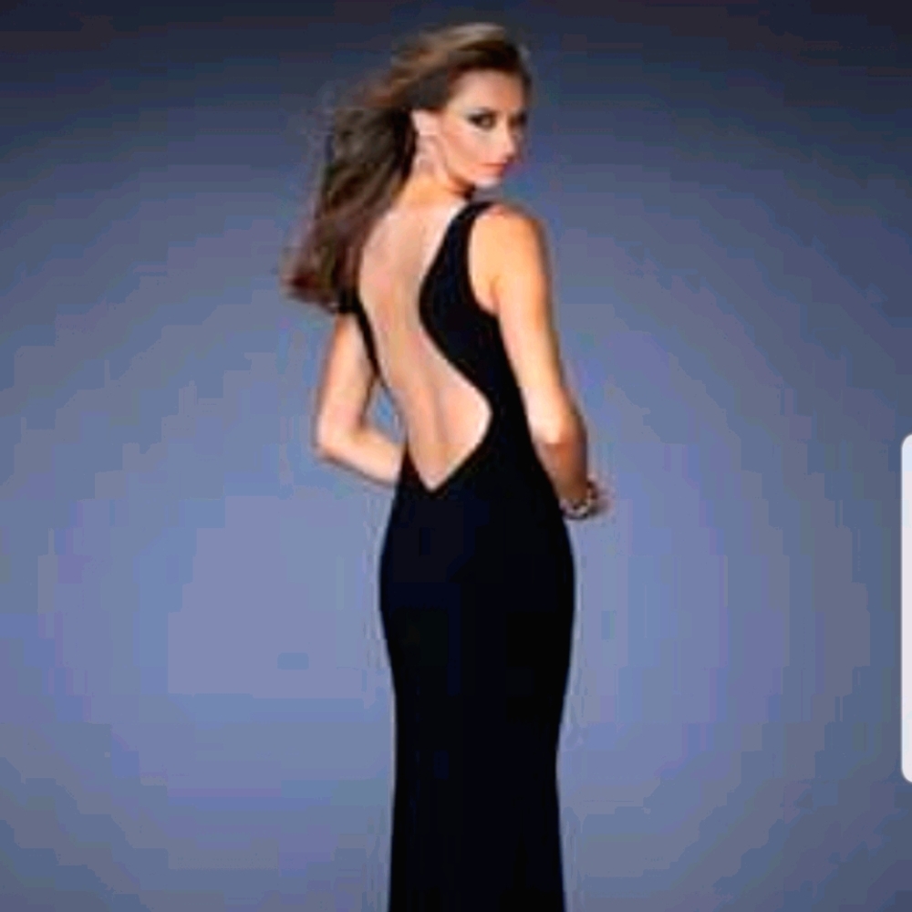 La Femme Black Dress Size 6